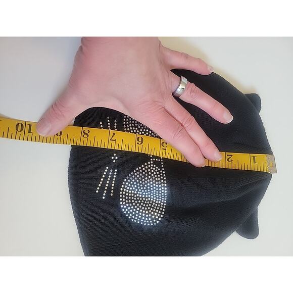 Karl Lagerfeld Paris Cool Cat Beanie Hat With Ears - Picture 9 of 9